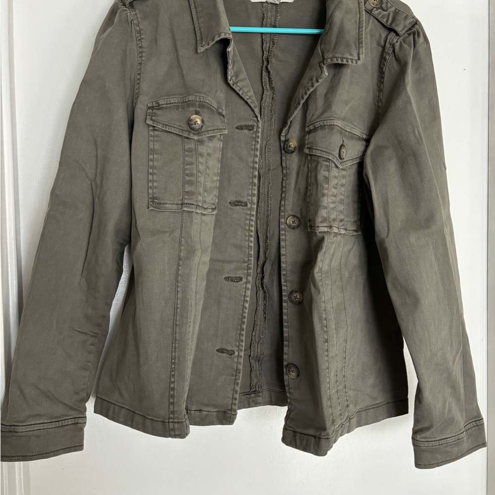 Olive Green Utility Jacket
